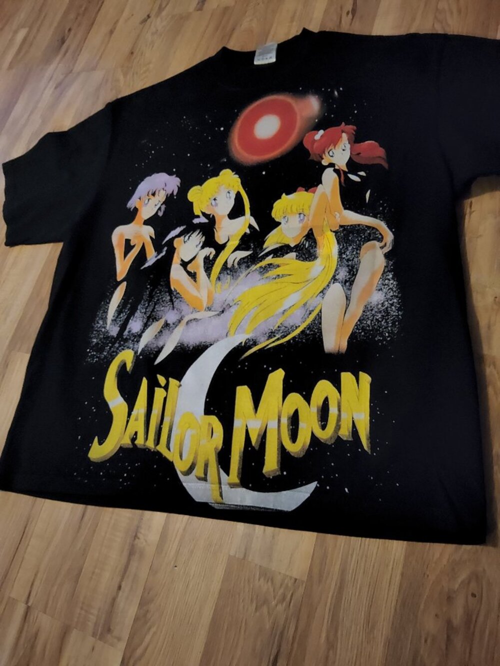 SAILOR MOON REPRINT BIG PRINT On SHAKA HEAVYWEIGHT T Shirt modern